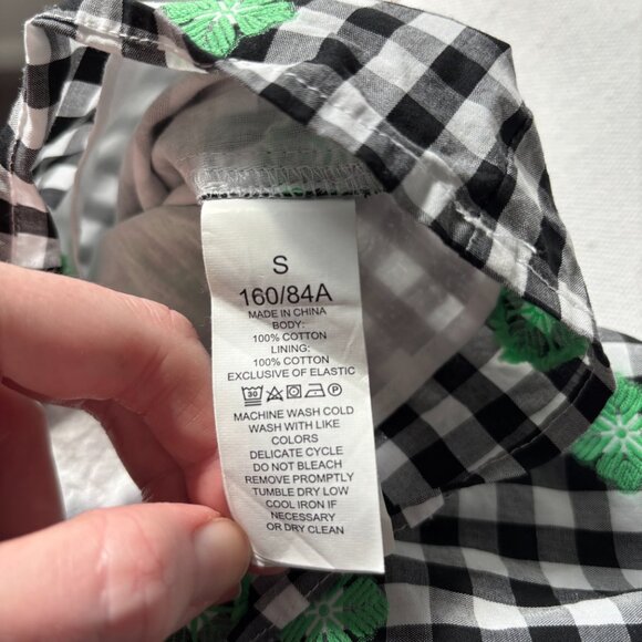 Kate Spade Gingham Voile Mid Dress Size Small - Picture 5 of 5